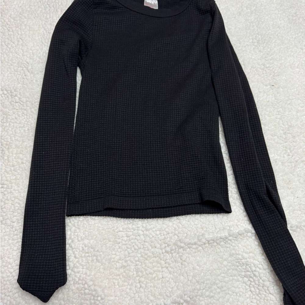 No Boundaries Black Long Sleeve Top
